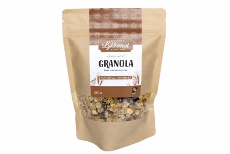 Granola - nøtter og tranebær